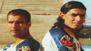 Pep Guardiola y Sebastián el 'loco' Abreu en el año 2006, durante su paso por Dorados de Culiacán.