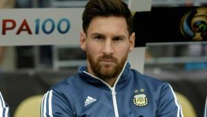 Lío Messi nunca se había dejado crecer la barba.