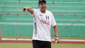 El técnico Miguel Falero estará presente este sábado en el Morazán en el juego Real Españ-Platense. Foto DIEZ.HN