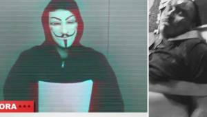 Anonymous publicó un video en el cual menciona un montaje electoral.