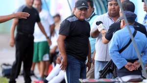 Carlos Orlando Caballero fue expulsado el domingo durante el partido que Social Sol perdió contra Juticalpa.