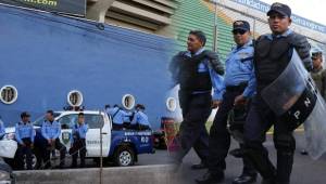 La Policía Nacional de Honduras garantiza la seguridad de cara al duelo entre Olimpia y Motagua.