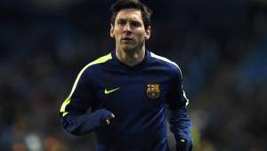 Lionel Messi no pudo aumentar al ventaja del Barcelona ante Manchester City. (Foto: AFP)