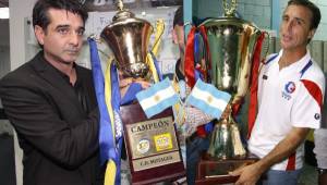 Diego Vázquez y Danilo Tosello son de los argentinos que más han destacado en el fútbol hondureño. Foto DIEZ