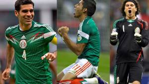 Los jugadores Rafael Márquez, Javier Aquino y Guillermo Ochoa, son tres de los jugadores pilares en la alineación de México para enfrentar mañana a Honduras en el estadio Azteca.