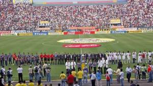 Motagua le ganó la Gran Final del 2011 a Olimpia en el Nacional de Tegucigalpa.