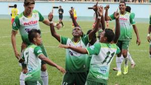 Juticalpa FC aprovechó su condición de local y Wilmer Cruz inicia con pie derecho. Fotos Ronal Aceituno.