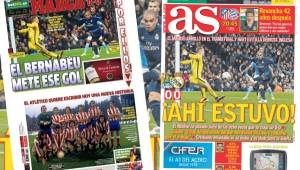 La prensa española abre sus portadas con el partido que empató el Real Madrid.