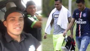 José Escalante en imágenes de su Facebook junto al fallecido Arnold Peralta, uno de sus mejores amigos en el Olimpia. FOTO: Facebook