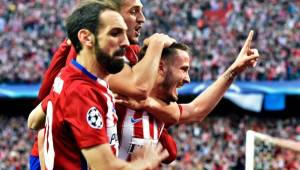 La prensa resalta el gol del centrocampista del Atlético de Madrid Saúl Ñíguez. Foto EFE.