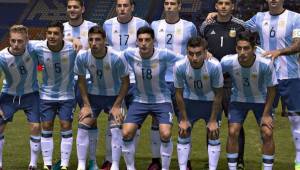 La selección de Argentina disputóen partido amistoso con México.