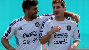 Agüero tiene una gran amistad con Lionel Messi desde hace más 15 años.