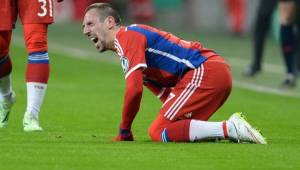 Ribery retornó anotando un gol el sábado en la derrota de su equipo ante el Borussia Mönchengladbach (3-1), tras nueve meses de baja por una lesión en el tobillo derecho.