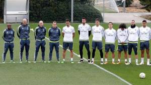 El Real Madrid completó sin internacionales su primera sesión de trabajo de una semana sin competición.