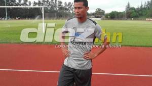 Marco Vega se sumó este lunes por la mañana a los entrenamientos del Motagua.