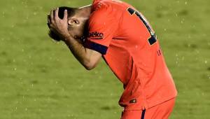 Messi lamentó el penal ejecutado contra el Levante.