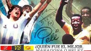 Maradona y Pelé sin duda han sido dos de los más grandes jugadores que ha dado el fútbol.