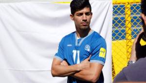 Nelson Bonilla, delantero del Zire de Azerbaiyán y de la Selección de El Salvador cree que le pueden ganar a Honduras el viernes en el Cuscatlán. Foto Neptalí Romero