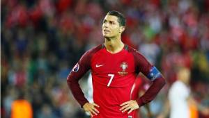 Cristiano Ronaldo no está realizando una buena Eurocopa con su selección. Foto EFE.