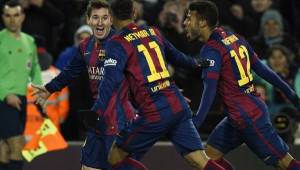 Messi volvió a aparecer y con un golazo le dio el triunfo al Barcelona 3-2 ante un complicado Villarreal. Foto AFP