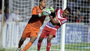 Marlon Licona se consolidó como arquero titular ante la lesión de Sebastián Portigliatti. Foto Juan Salgado