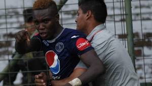 Rubilio Castillo fue uno de los expulsados en el juego ante Marathón en San Pedro Sula.