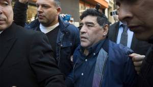 Maradona atacó nuevamente a sus criticos. Foto AFP.