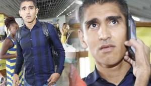 Jorge Claros llegó a San Pedro Sula este domingo. Por la tarde entrenará con la Selección en el Olímpico.