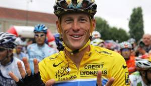 El estadounidense Lance Armstrong, en una de las tantas corridas en las que participó.