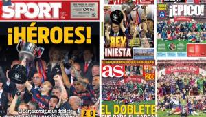 'Épico', 'apoteósico', 'De héroes' son algunos de los términos que emplea hoy la prensa deportiva española.