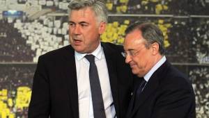 Carlo Ancelotti salió al paso de los rumores y aseguró que su relación con Florentino Pérez es muy buena. Foto AFP