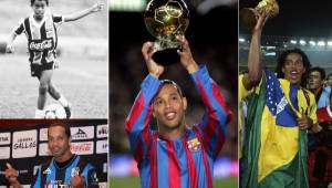 Ronaldinho ganó el Balón de Oro en 2005 cuando jugaba para el Barcelona y lo ofreció al Camp Nou.