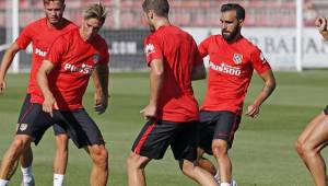 El Atlético se prepara para encarar el duelo de Champions ante el Bayern Munich.