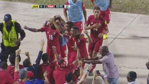 El segundo gol lo festejaron con mucha eufória los panameños. Imagen cortesía @tvmaxpanama