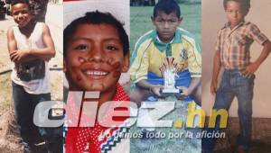 Hoy se celebra el día del niño en Honduras y estas imágenes, algunas nunca vistas por el público, te presentamos la época de niños de algunos futbolistas hondureños.