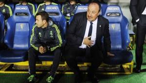 Rafael Benítez lamentó la situación, pero destacó que el Real Madrid desconocía la suspensión del jugador. Foto AFP.