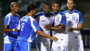 Honduras mejoró en la segunda parte ante Nicaragua y pudo conseguir el triunfo. Fotos Ronald Aceituno