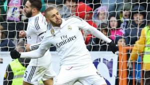 Karim Benzema anotó dos de los cuatro goles anotados por el Real Madrid.