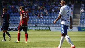 El Choco Lozano se gastó dos goles este domingo con Tenerife. Foto cortesía ElDorsal.com.