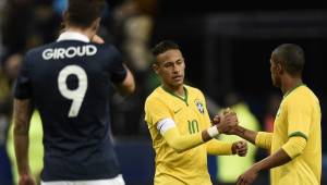 Neymar marcó un gol ante Francia este jueves en amistoso jugado en París. (AFP)