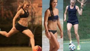 La colombiana Nicole Regnier y la estadounidense Alex Morgan aparecen en el 11 de jugadores hermosas que están participando en Río. Este es el lado más sexy de ellas.