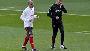 Pepe se concentró con Portugal pero no jugó por molestias musculares. (EFE)