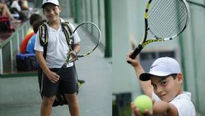 Este joven hondureño tiene un futuro prometedor como tenista.