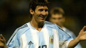 Lionel Messi siempre ha demostrado su amor por la albiceleste, desde las selecciones menores.