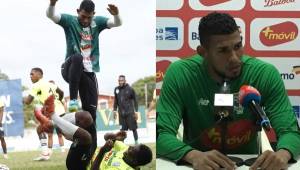 El portero panameño José Calderón habló del clima que vivirá en San Pedro Sula cuando regrese a jugar con la selección el partido eliminatorio. Foto cortesía