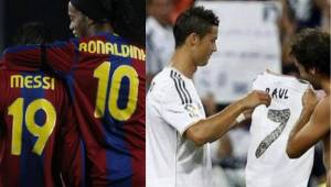 Son varios los cracks que han tenido que representar de buena manera el dorsal de una leyenda en determinado club, como el caso de Cristiano Ronaldo y Raúl González.