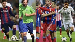 Messi, Pirlo, el Bayern y Cristiano disfrutan de estas semifinales de Champions.