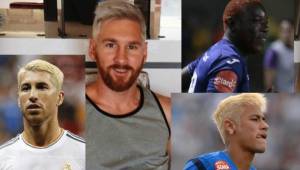 Lionel Messi se ha unido a la moda de los futbolistas que se han pintado el pelo. El argentino ha decidido ponerse un color platinado.