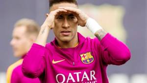 Neymar se siente feliz en el Barcelona, al menos por el momento. Foto EFE.