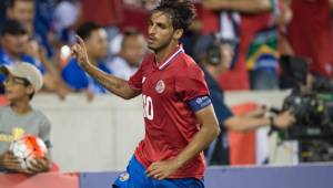 Bryan Ruiz es clave para la selección de Costa Rica, sin embargo no tiene acción desde hace casi un mes.